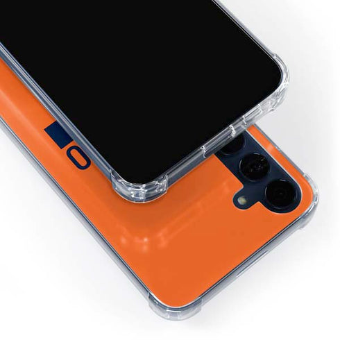 NFL Chicago Bears Orange Performance Series Galaxy A55 5G Clear Case
