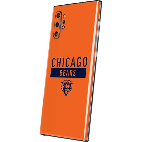 NFL Chicago Bears Orange Performance Series Galaxy Note 10 Plus Skin