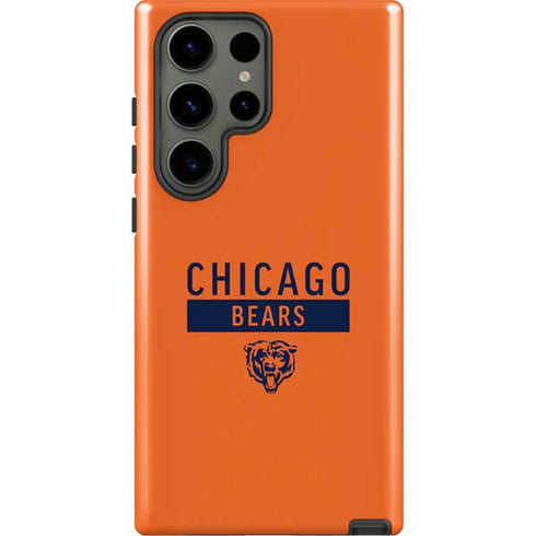 NFL Chicago Bears Orange Performance Series Galaxy S23 Ultra Pro Case