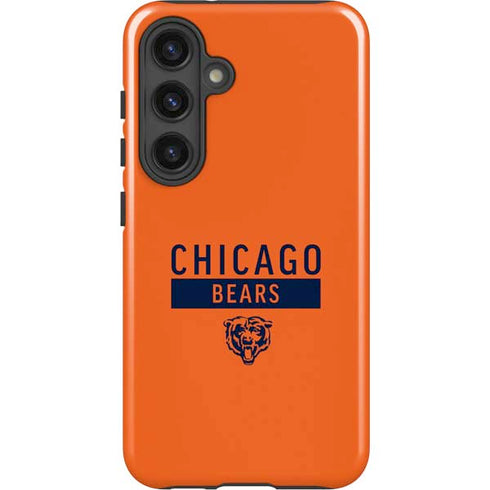 NFL Chicago Bears Orange Performance Series Galaxy S25 Plus Impact Case