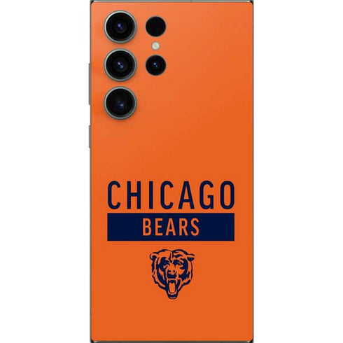 NFL Chicago Bears Orange Performance Series Galaxy S25 Ultra Skin