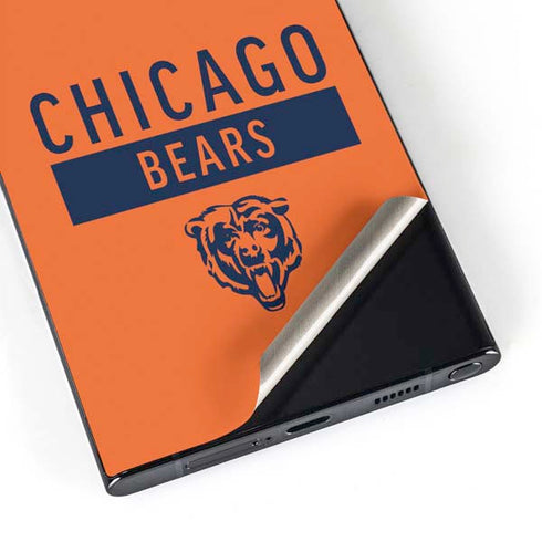 NFL Chicago Bears Orange Performance Series Galaxy S24 Ultra Skin