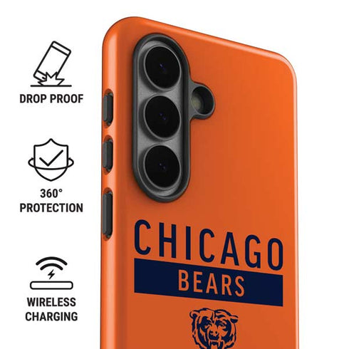 NFL Chicago Bears Orange Performance Series Galaxy S26 Impact Case