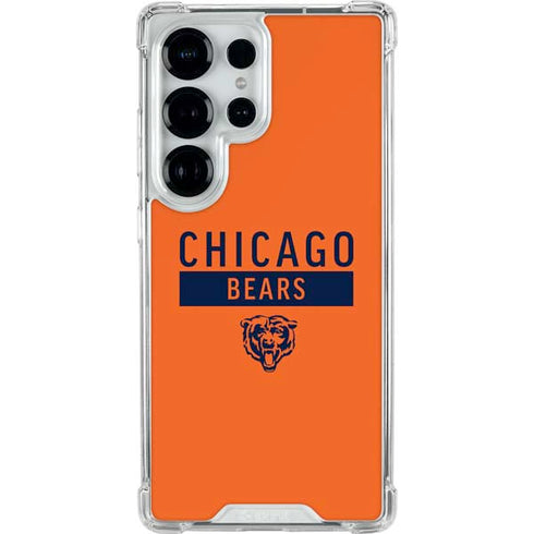 NFL Chicago Bears Orange Performance Series Galaxy S26 Ultra Clear Case