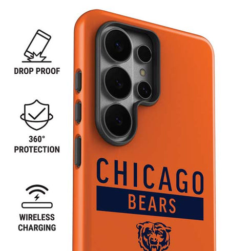 NFL Chicago Bears Orange Performance Series Galaxy S26 Ultra Impact Case