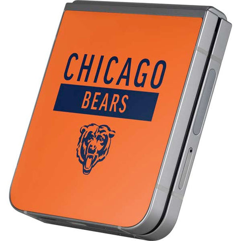 NFL Chicago Bears Orange Performance Series Galaxy Z Flip6 Skin