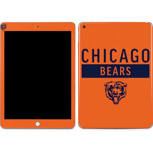 NFL Chicago Bears Orange Performance Series Apple iPad Skin
