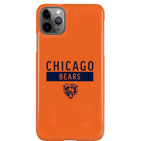 NFL Chicago Bears Orange Performance Series iPhone Cases