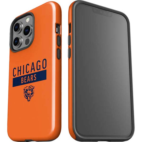 NFL Chicago Bears Orange Performance Series iPhone 15 Pro Impact Case