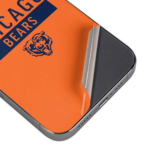 NFL Chicago Bears Orange Performance Series iPhone 15 Pro Max Skin