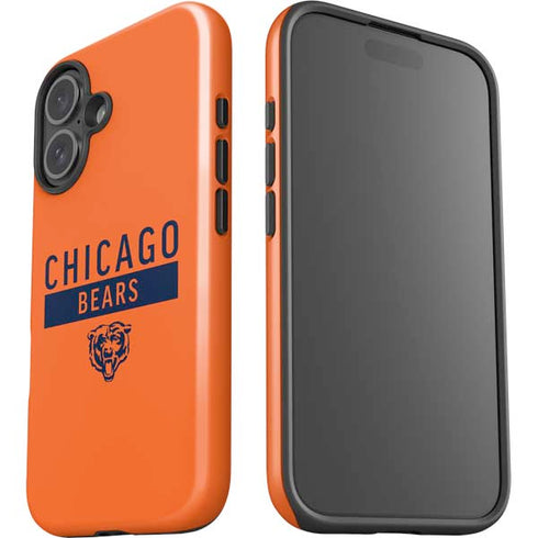 NFL Chicago Bears Orange Performance Series iPhone 16 Plus Impact Case