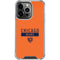 NFL Chicago Bears Orange Performance Series iPhone 16 Pro Clear Case