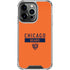 NFL Chicago Bears Orange Performance Series iPhone 16 Pro Clear Case
