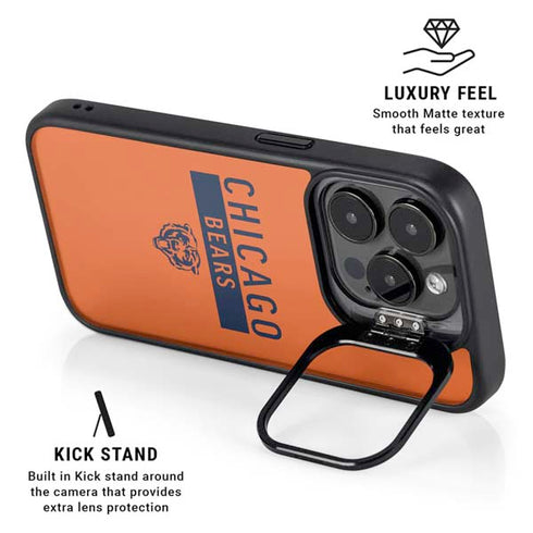 NFL Chicago Bears Orange Performance Series iPhone 16 Pro Kickstand Case