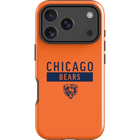 NFL Chicago Bears Orange Performance Series iPhone 18 Pro Impact Case