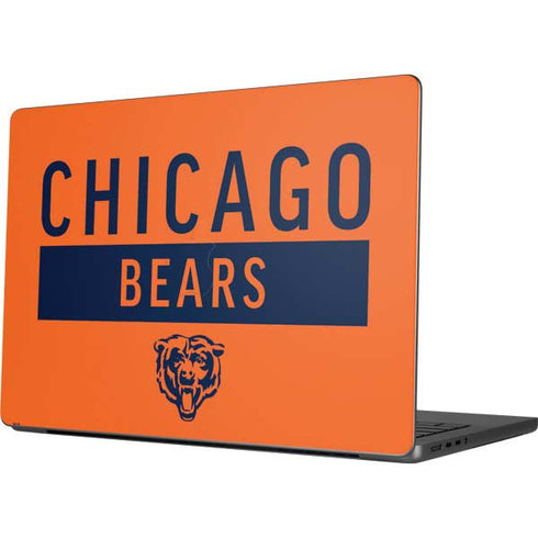 NFL Chicago Bears Orange Performance Series Apple MacBook Pro 14-inch Skin