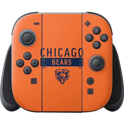 NFL Chicago Bears Orange Performance Series Nintendo Skins