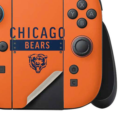 NFL Chicago Bears Orange Performance Series Nintendo Switch 2 (2025) Joy-Con Controller Skin