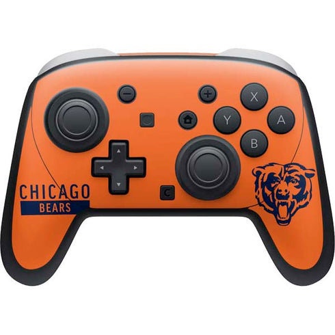 NFL Chicago Bears Orange Performance Series Nintendo Skins