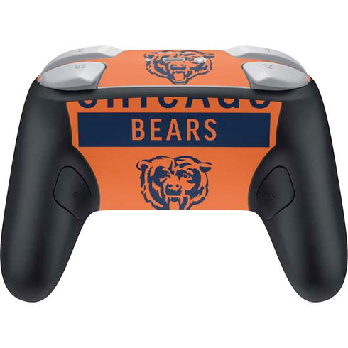 NFL Chicago Bears Orange Performance Series Nintendo Switch 2 (2025) Pro Controller Skin