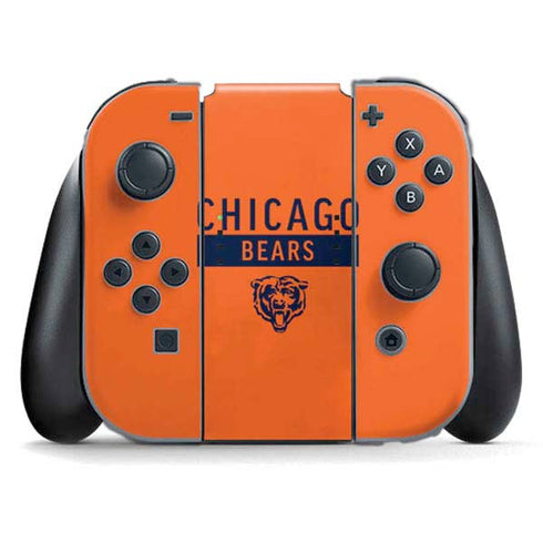 NFL Chicago Bears Orange Performance Series Nintendo Skins