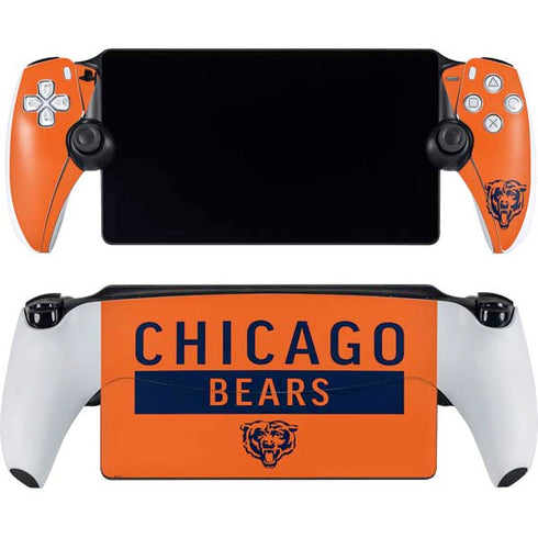 NFL Chicago Bears Orange Performance Series PlayStation Portal Remote Player Skin