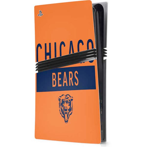 NFL Chicago Bears Orange Performance Series PlayStation PS5 Skins