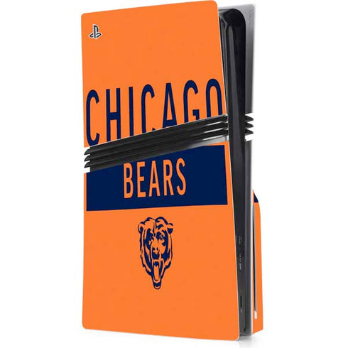 NFL Chicago Bears Orange Performance Series PlayStation PS5 Skins