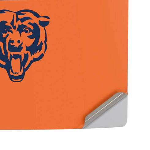 NFL Chicago Bears Orange Performance Series PS5 Pro Disk Console Skin