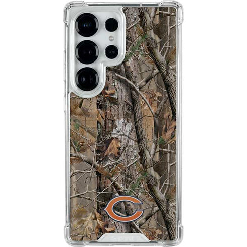 NFL Chicago Bears Realtree AP Camo Galaxy S25 Ultra Clear Case