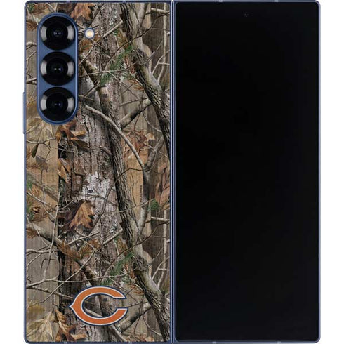 NFL Chicago Bears Realtree AP Camo Galaxy Z Fold6 Skin
