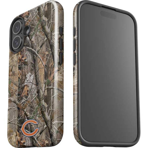 NFL Chicago Bears Realtree AP Camo iPhone 16 Plus Impact Case