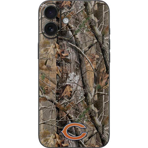 NFL Chicago Bears Realtree AP Camo iPhone 16 Plus Skin