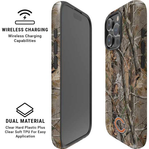 NFL Chicago Bears Realtree AP Camo iPhone 16 Pro Max Magsafe Impact Case