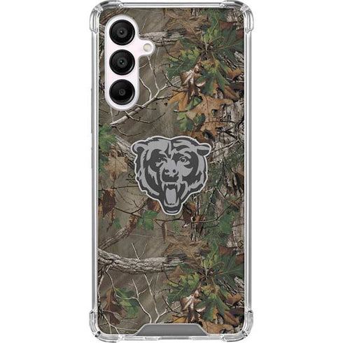 NFL Chicago Bears Realtree Xtra Green Camo Galaxy A16 5G Clear Case