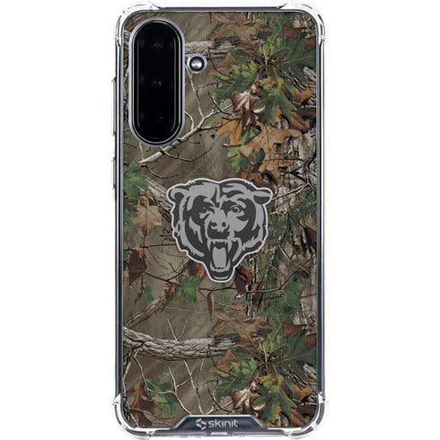 NFL Chicago Bears Realtree Xtra Green Camo Galaxy A36 5G Clear Case