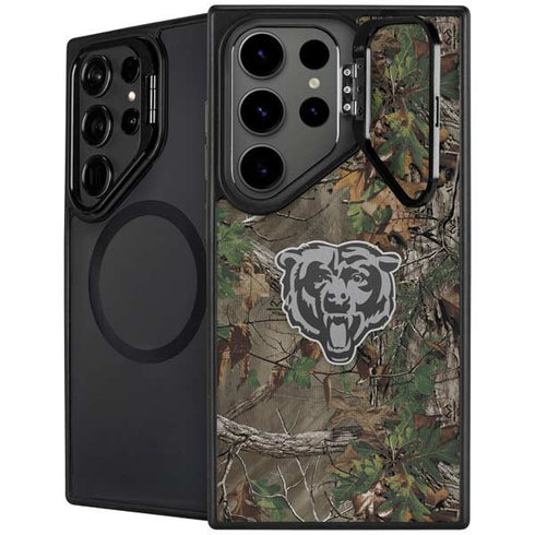 NFL Chicago Bears Realtree Xtra Green Camo Galaxy S24 Ultra Kickstand Case