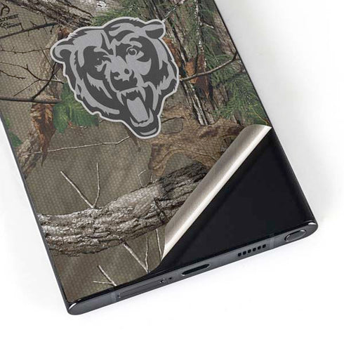 NFL Chicago Bears Realtree Xtra Green Camo Galaxy S25 Ultra Skin