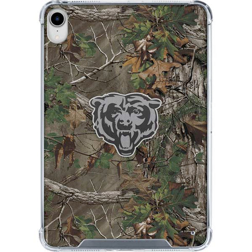 NFL Chicago Bears Realtree Xtra Green Camo iPad 11th Gen (2025) Clear Case