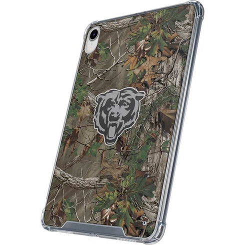 NFL Chicago Bears Realtree Xtra Green Camo iPad 11th Gen (2025) Clear Case