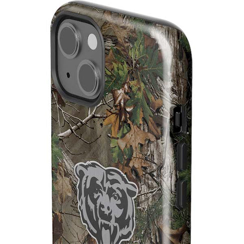 NFL Chicago Bears Realtree Xtra Green Camo iPhone 15 Impact Case