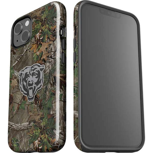NFL Chicago Bears Realtree Xtra Green Camo iPhone 15 Impact Case