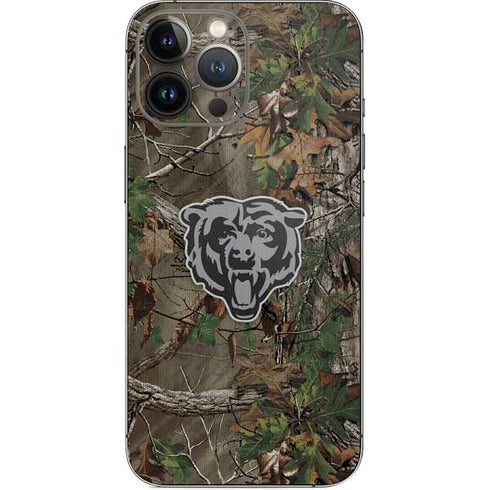 NFL Chicago Bears Realtree Xtra Green Camo iPhone 15 Pro Max Skin