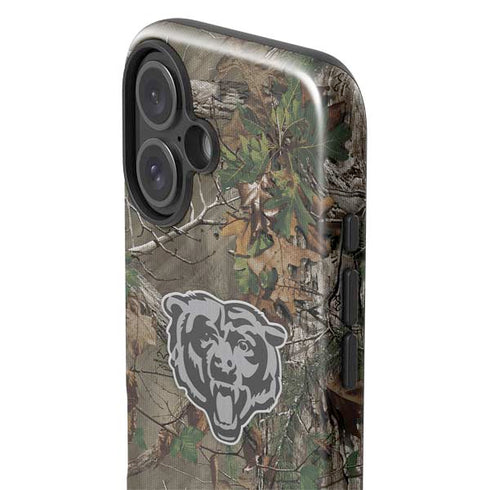 NFL Chicago Bears Realtree Xtra Green Camo iPhone 16 Impact Case