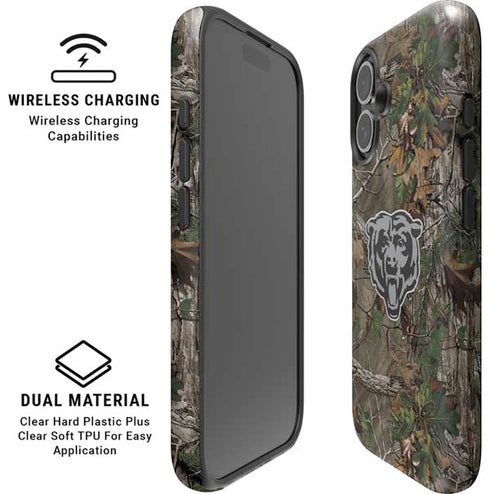 NFL Chicago Bears Realtree Xtra Green Camo iPhone 16 Magsafe Impact Case