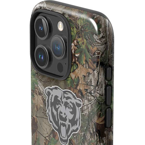 NFL Chicago Bears Realtree Xtra Green Camo iPhone 16 Pro Impact Case