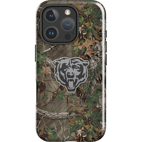 NFL Chicago Bears Realtree Xtra Green Camo iPhone 16 Pro Max Magsafe Impact Case
