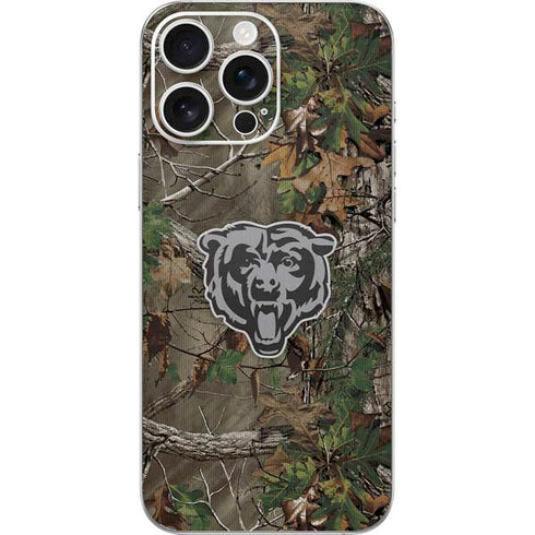 NFL Chicago Bears Realtree Xtra Green Camo iPhone 16 Pro Max Skin
