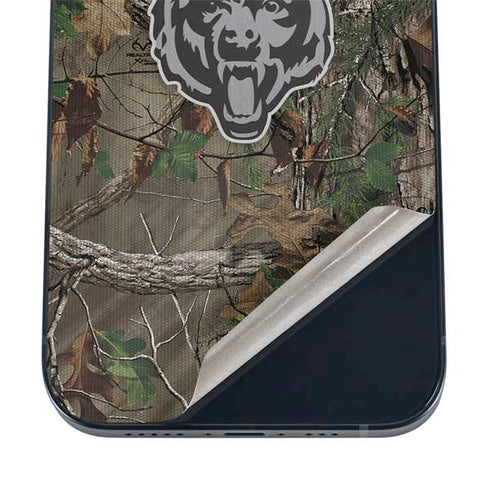 NFL Chicago Bears Realtree Xtra Green Camo iPhone 16 Skin