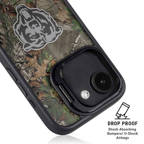 NFL Chicago Bears Realtree Xtra Green Camo iPhone 16e Kickstand Case